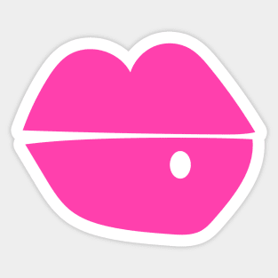 Pink lips Sticker